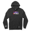 Hoodie Grizzly Overlap Negro